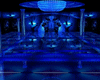 night club reflet blue