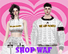 WAF Couple White |M