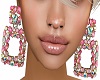 Earrings Pink Luxe