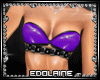 E~ PVC Betty Top Purple