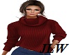 JLW Fall Red Sweater