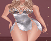 `LF`SXY SHINY SILVER DRE
