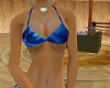 blue bikini top