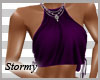 !S Halter Purple