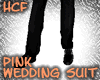 HCF pink wedding suit