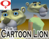 Cartoon Lion -Womens v1a
