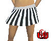 Striped mini skirt