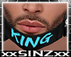 X KING BLUE FACE MASK X