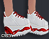 C' Red & White Shoes