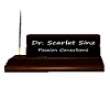 Dr. Scarlet Sinz Desk