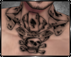 Skull Neck Tattoo