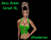 Sexy Green Corset RL