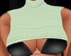 Sweater + Black Bra Mint