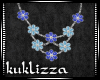 (KUK)Jewelry Set Blue