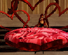 Red & Rose Petal Bed