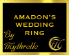 AMADON'S WEDDING RING