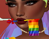 FG~ Pride Flag In Mouth