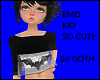 Kids goth Bat shirt