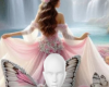 Rose gown background