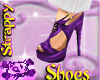 Strappy Purple Heels