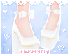 [T] Maid heels White I