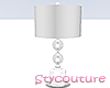 Glass Table Lamp - White