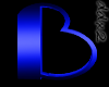 Letter B (blue)