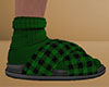 Green Slides Plaid (M)