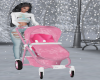 Pink Winter Stroller