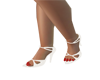 White Heels Red Nails