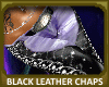 Black Leather Chaps