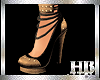 HB* Stilo Heels Bronze