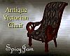 Antq Victn Chair Black