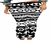 [C] B&W Slouch Pant