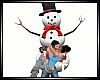 Snowman Kiss Pose