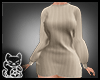 ♏| Creme Sweater Dress