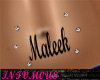 Maleek Belly Tattoo