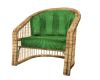 Green Bamboo Kiss Chair