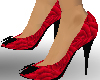 *T* Red rose bow heels