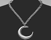 Silvery Moon Necklace