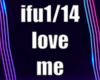 if u love  me
