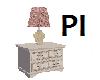 PI - Pnk Bdrm Lamp/Table