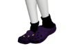 Dark purple crocs