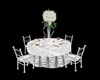 SILVER WEDDING TABLE