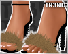 áµ Fur Puff Heels