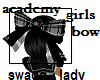 GIRLS FF Academy HairBow