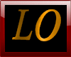 "Lo" gold sign