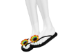 Pride Flower Flip Flops