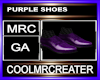PURPLE SHOES