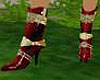 Dk Red Cowgirl Boots (g)